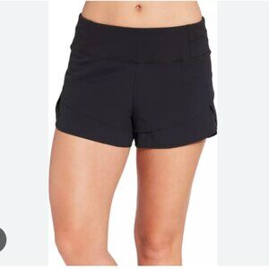 CALIA Women's Anywhere Petal Hem Shorts Black